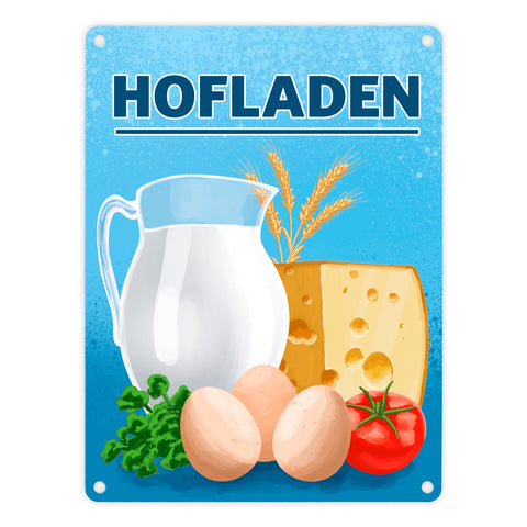 Hofladen Metallschild für den Bauernladen