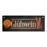 Glühwein Metallschild