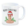 Merry Christmas Penis mit Weihnachtsmütze Kaffeebecher