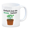 Einfach mal die Kresse halten Kaffeebecher