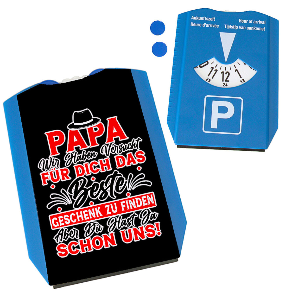 Papa Geschenk: Lustige Parkscheibe mit Papamotiv - Jetzt kaufen! –