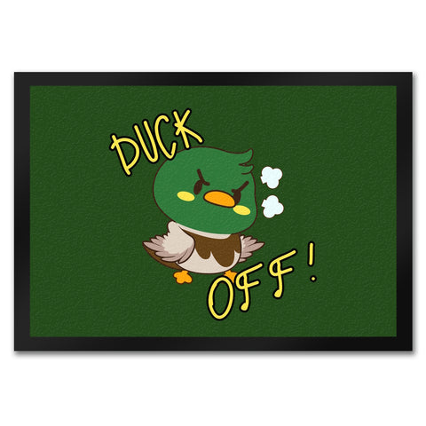 Enten Fußmatte in 35x50 cm mit Spruch DUCK OFF!