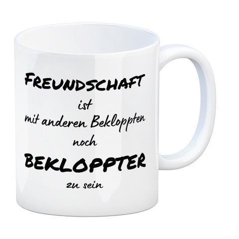 Freundschaft Kaffeebecher mit Spruch