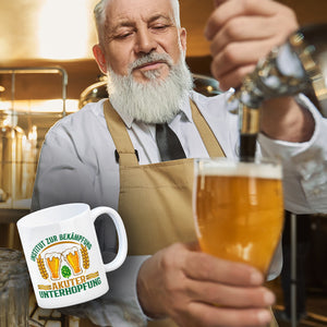 Bier Kaffeebecher Institut zur Bekämpfung akuter Unterhopfung