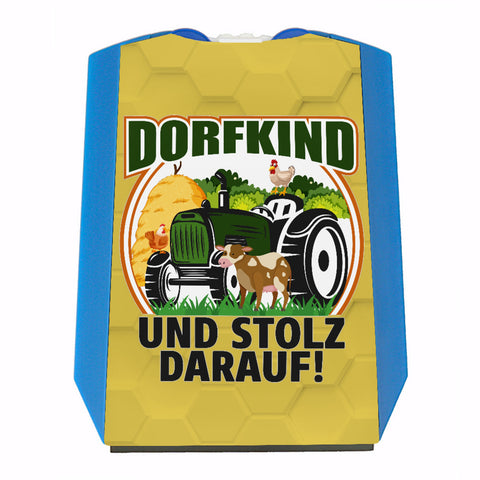 Dorf Parkscheibe mit Spruch Dorfkind und stolz darauf