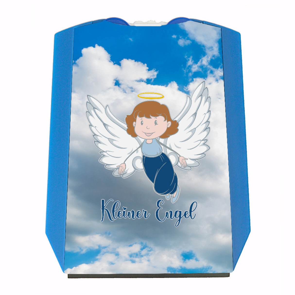 Kleiner Engel Parkscheibe mit Wolkenhimmel und Schutzengel