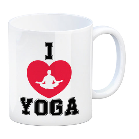 I love Yoga Kaffeebecher für Yogalehrer