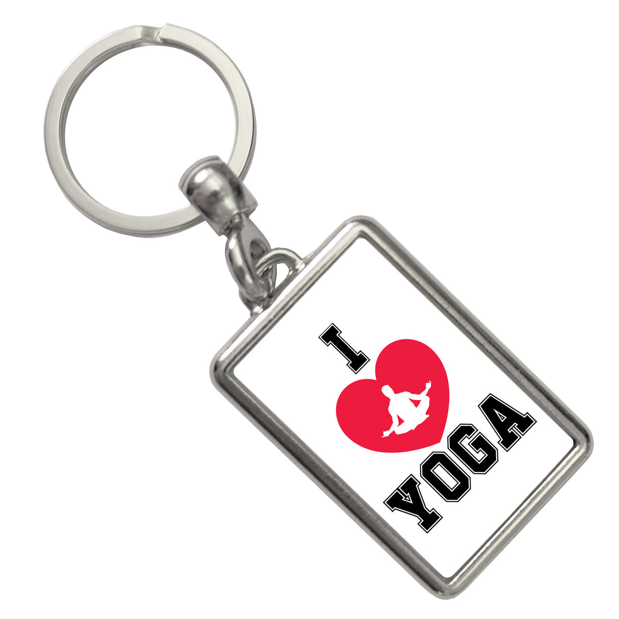 I love Yoga Schlüsselanhänger für Yogalehrer
