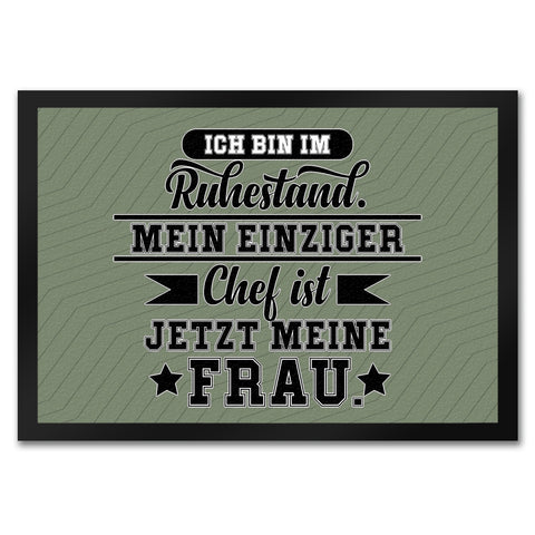 Rente Fußmatte in 35x50 cm ein dekorativer Fußabtreter für deine Wohnungstür
