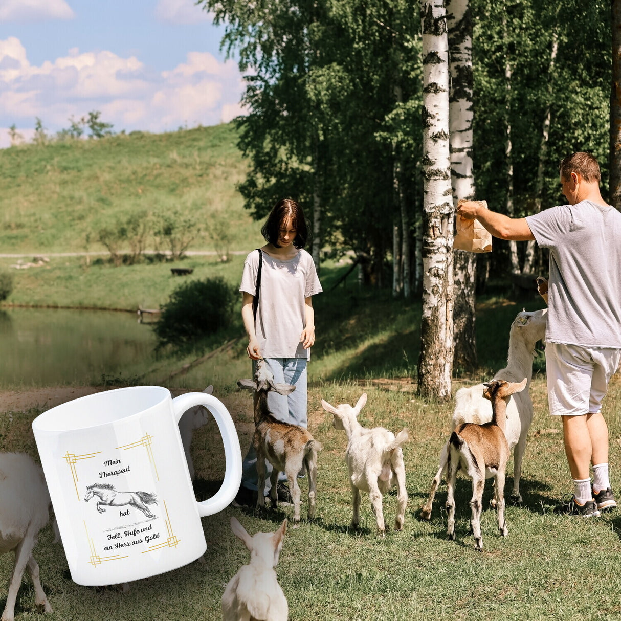 Pferd Kaffeebecher eine bunte Tasse für Tierliebhaber