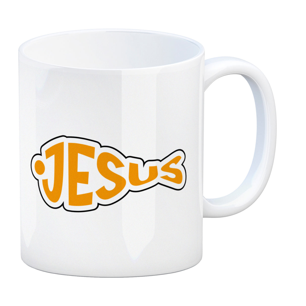 Jesus-Fisch Kaffeebecher für Gläubige