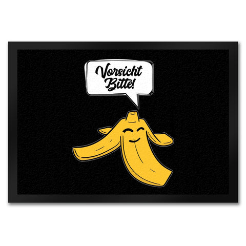 Vorsicht bitte Bananenschale Fußmatte in 35x50 cm