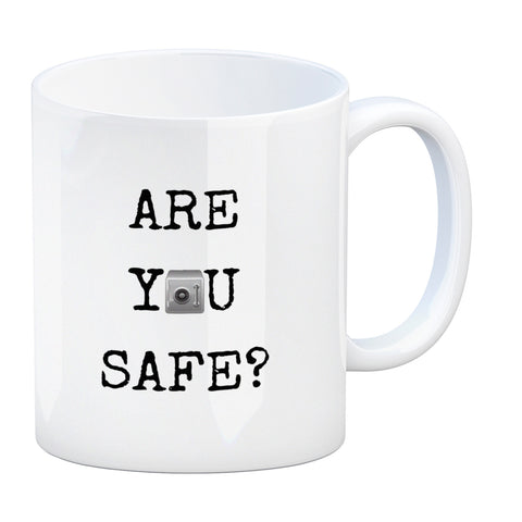 Denglisch Kaffeebecher - Are you safe?