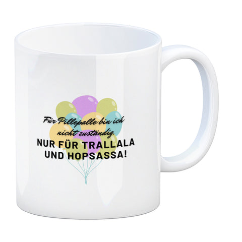 Pillepalle Kaffeebecher mit Ballons und Spruch