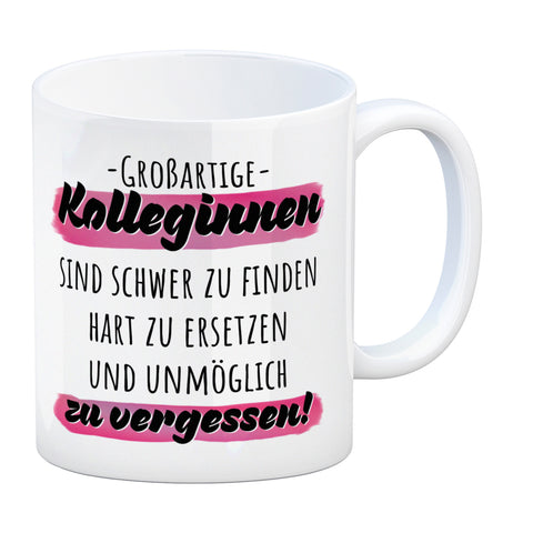 Großartige Kolleginnen sind schwer zu finden Kaffeebecher