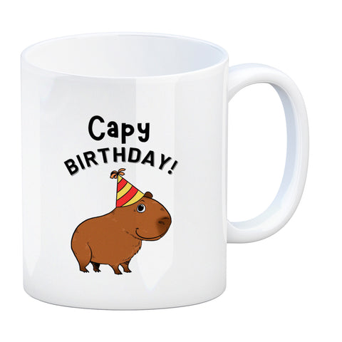 Capy Birthday Kaffeebecher mit niedlichem Capybara