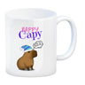 Nappy Capy Kaffeebecher mit müdem Capybara