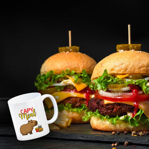 Capy Meal Fast Food Kaffeebecher mit niedlichem Capybara