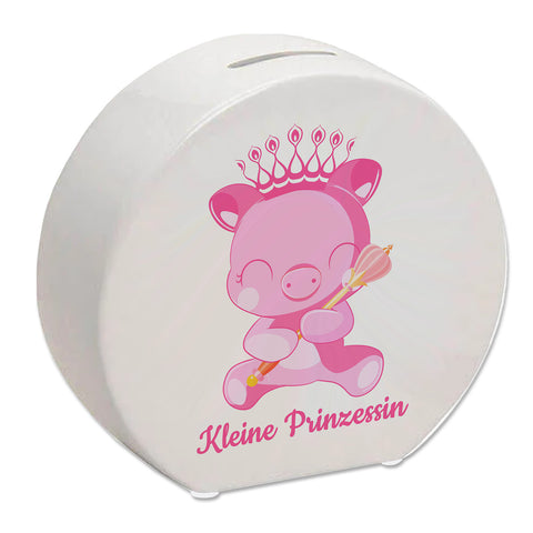 Kleine Prinzessin Spardose mit niedlichem Schweinchen