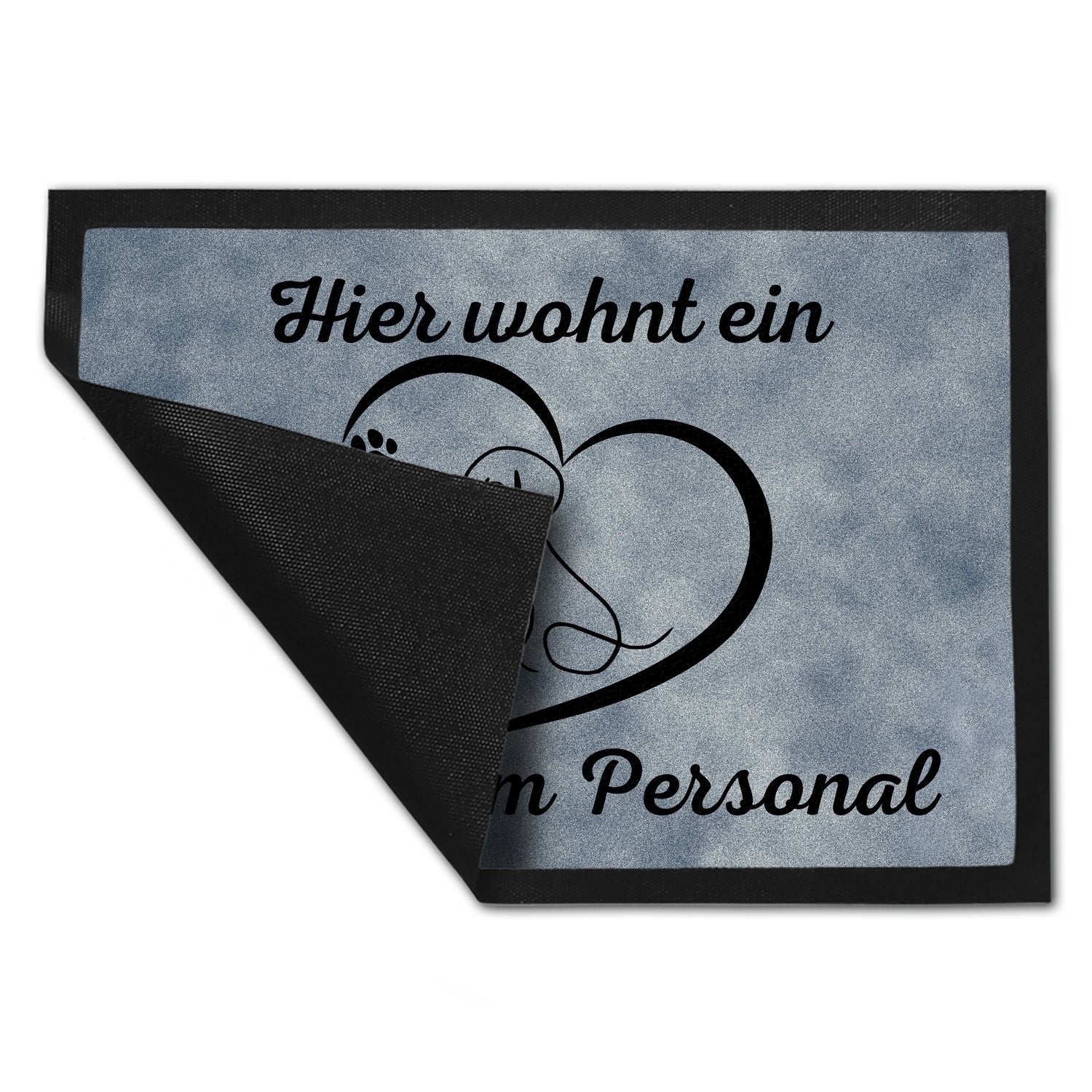 „Ich Hasse Menschen“ Fußmatte – 35x50 Cm, Ohne Rand, Rutschfeste Unterseite, Lustiger Statement-Teppich Für Tür Oder Büro
