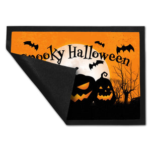 Spooky Halloween Kürbis Fledermaus Fußmatte in 35x50 cm