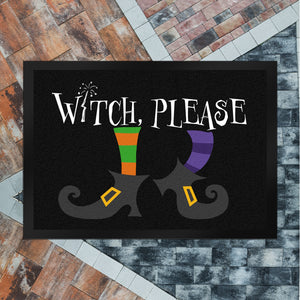 Hexen Fußmatte in 35x50 cm mit Spruch- Witch, please