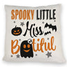 Geister Kissen mit Spruch - Spooky little Miss Bootiful