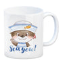 Ottfried der Otter Kaffeebecher mit Spruch - Sea you