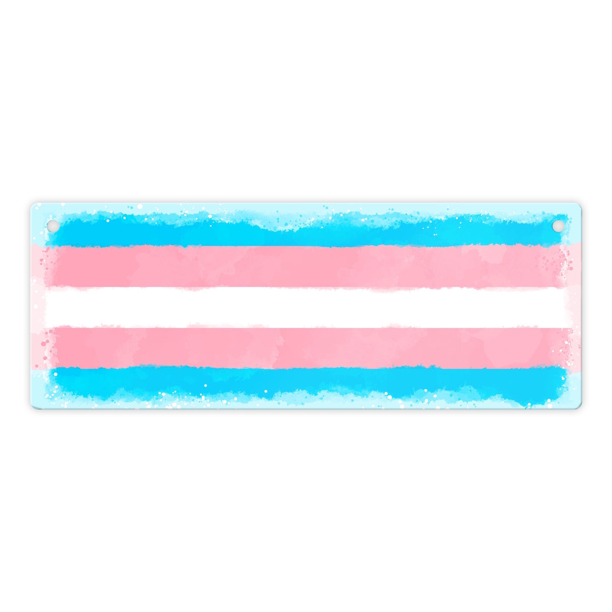 Pride-Flagge Transgender Metallschild