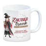 Zaubertrank Kaffeebecher mit Zauberschülerin