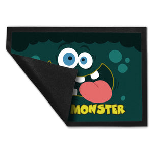 Crazy Monster Fußmatte in 35x50 cm mit verrücktem Gesicht