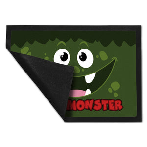 Happy Monster Fußmatte in 35x50 cm mit verrücktem Gesicht
