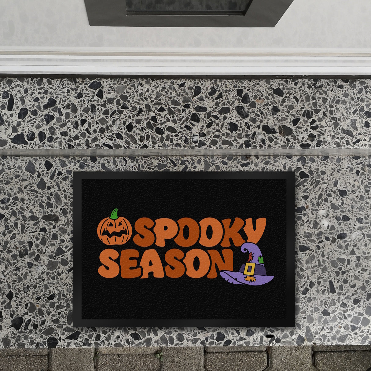Spooky Season Herbst Fußmatte in 35x50 cm mit Halloween Motiven