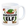 Durstiger Elf Weihnachten Kaffeebecher