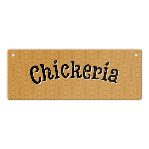 Chickeria Hühnerstall Metallschild