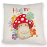 Hug me Kissen mit Fliegenpilz und Blumen