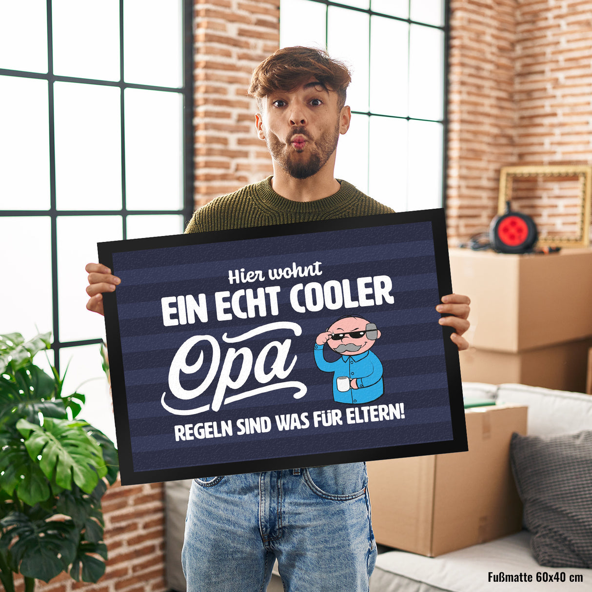 Cooler Opa Fußmatte: Einzigartiges Geschenk für Großväter - Jetzt kaufen! –
