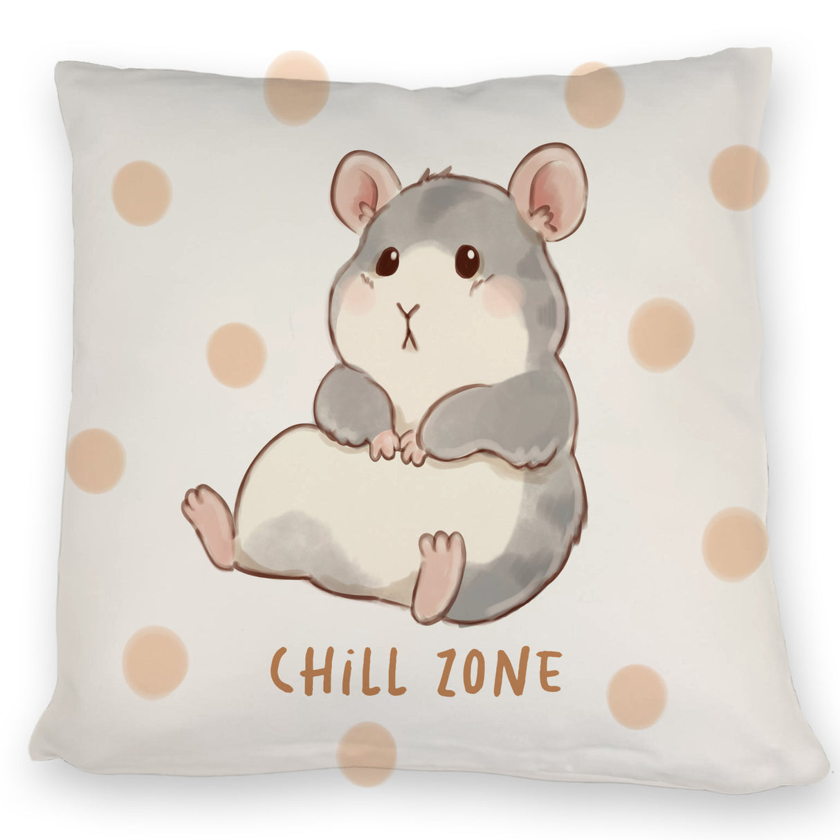 Hamster Kissen mit Spruch Chill Zone