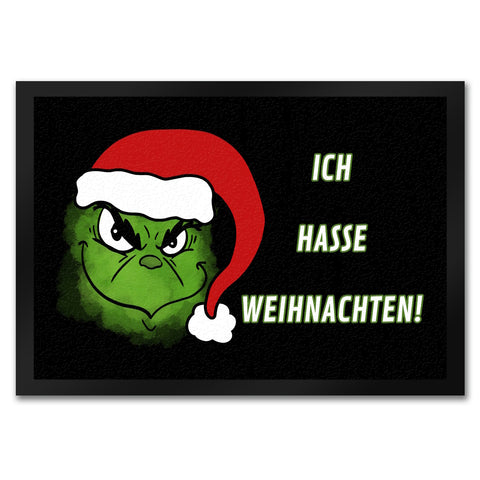 Ich hasse Weihnachten Fußmatte in 35x50 cm mit Spruch