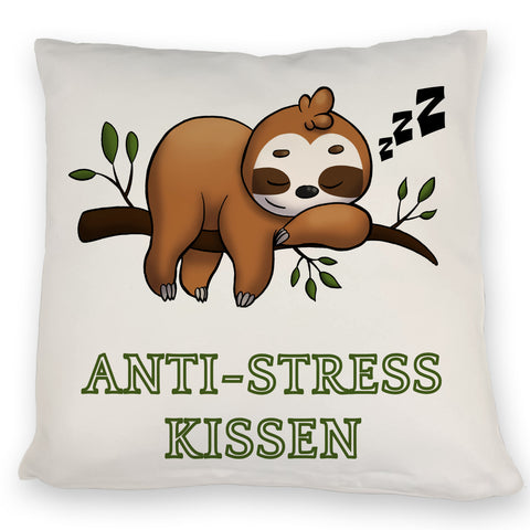 Anti-Stress Kissen mit schlafendem Faultier