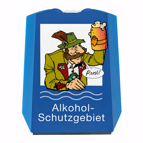 Alkohol-Schutzgebiet Parkscheibe