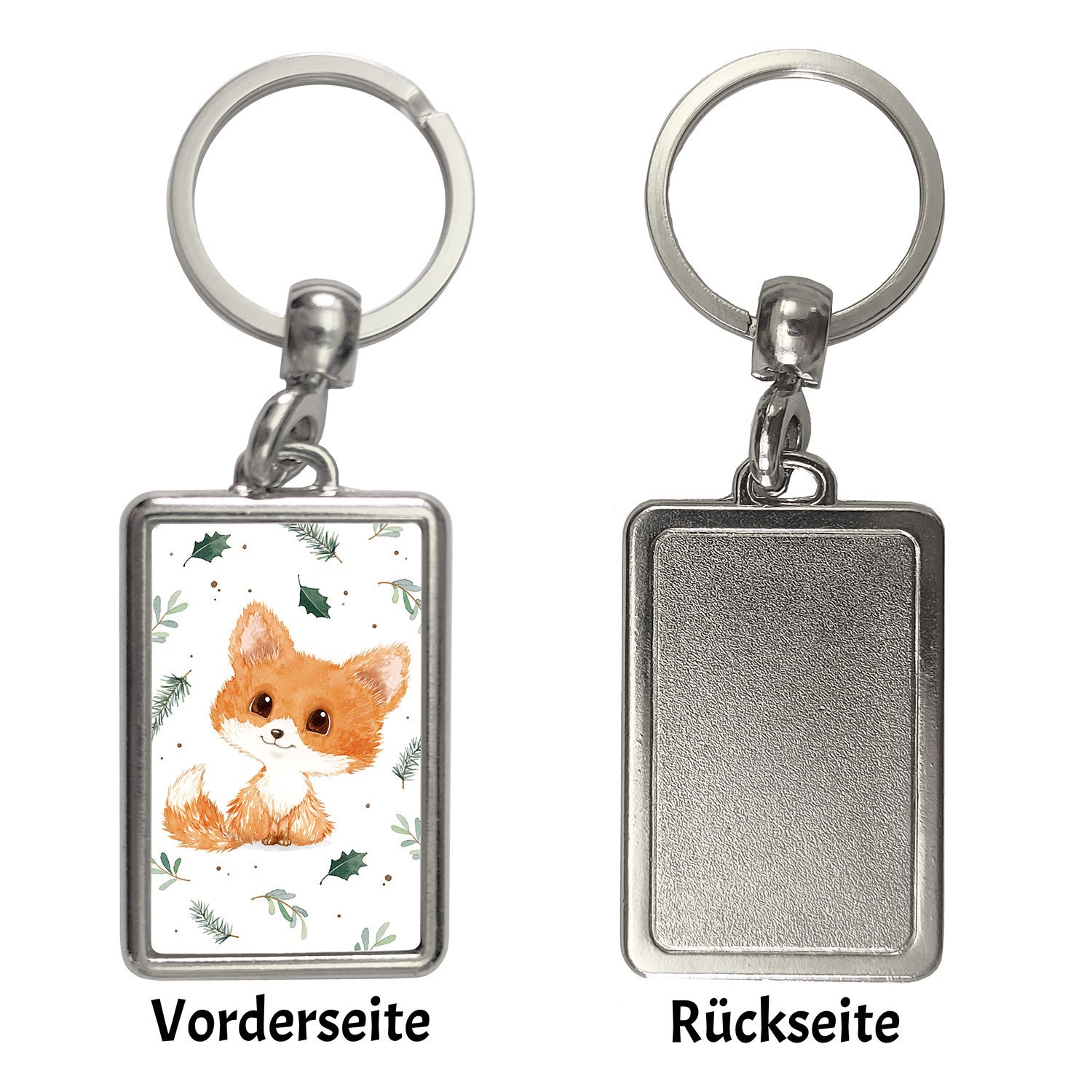 Niedlicher Fuchs-Schlüsselanhänger Aus Edelstahl – Perfektes Geschenk Für Frauen, Mädchen & Kinder