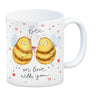 Pummel Biene Kaffeebecher mit Spruch Bee in love with you