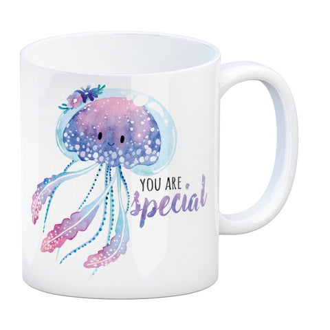 Qualle Kaffeebecher mit Spruch You are special