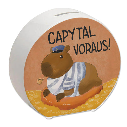 Capytal voraus Capybara Spardose