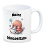 Schnabeltasse Schnabeltier Kaffeebecher mit Spruch Meine Schnabeltasse