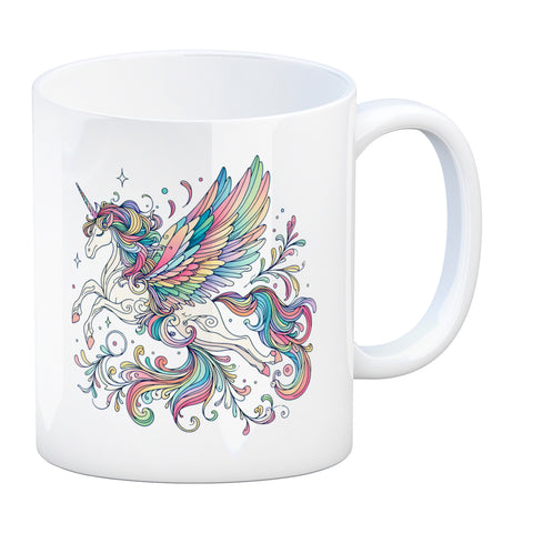 Einhorn in pastellfarben Kaffeebecher