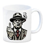 Mittelfinger Mafiaboss Kaffeebecher