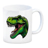 Grüner T-Rex Dinosaurier Kaffeebecher