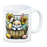 Osterhase im Osternest Kaffeebecher